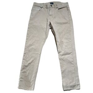 J.Crew Pants Men's 31x30 (32x28) The Driggs Tan Chino Flat Front Casual Preppy